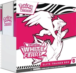 Pokemon TCG Scarlet & Violet White Flare Elite Trainer Box *Slight Seal Tear* - Imagen 1 de 3
