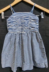 Polo Ralph Lauren Kleid Spaghettiträger blau weiß gestreift 4T Maritim Matrose - Bild 1 von 6