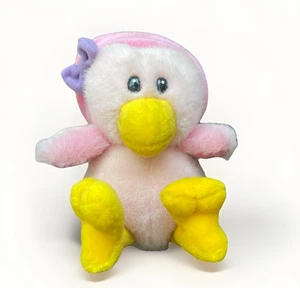 DE COLECCIÓN Russ Hoyuelos Rosa Pato Sonajero Peluche Animal Coctelera Bebé Juguete Regalo - Imagen 1 de 10