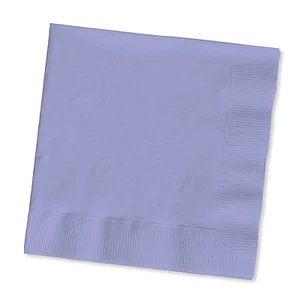 100 servilletas de bebida/cóctel de lavanda llana para boda/fiesta/evento, 2 capas, 5""x5"" - Imagen 1 de 1