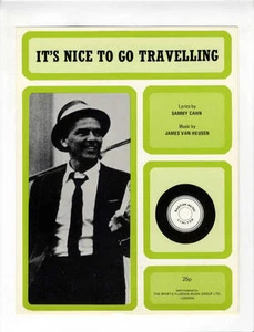 Partitura musical de Frank Sinatra 1958/1973 es agradable viajar británico - Imagen 1 de 1