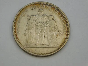 1876 A France 5 Francs - .900 Silver - 37mm (2) - Picture 1 of 2