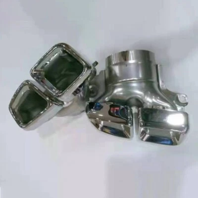 Silenciador de doble punta de escape para Mercedes Benz ML X166 W166 GL63 2014-2018 Foto 1 de 4