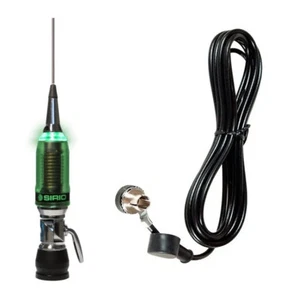 CB ANTENNE SIRIO PERFORMER 5000 LED MIT KABEL RG58  - Bild 1 von 4