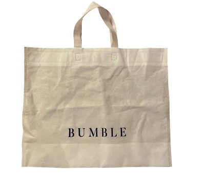 Bolso de Mano de Compras de Lona con Aplicación de Citas en Línea Bumble Logotipo de Sitio Web Cartera de Viaje Bolso de Mano Foto 1 de 4