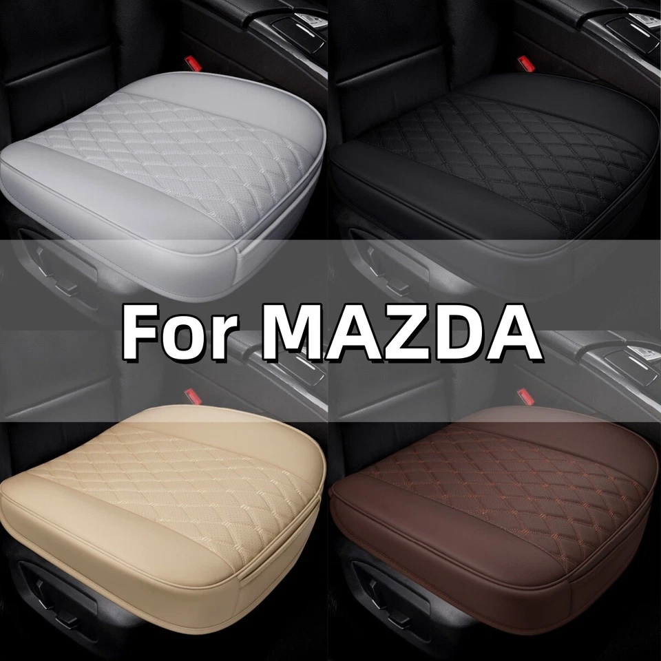 For MAZDA Car Front Seat Cover Leather Half/Full Surround Cushion Protector Pad - Imagem 1 de 4