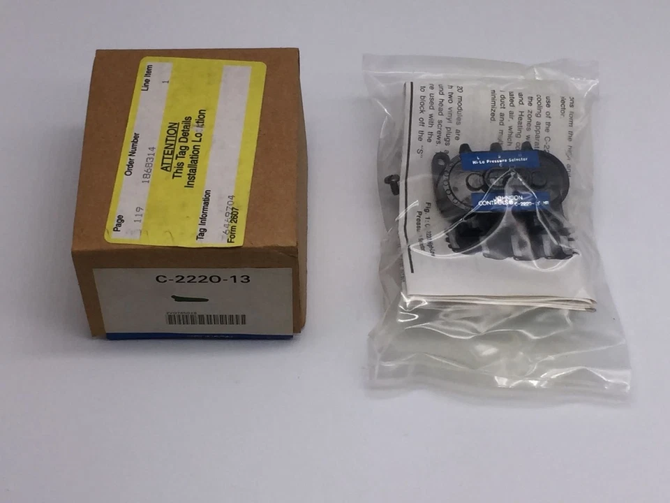 JOHNSON CONTROLS C-2220-13 PRESSURE SELECTOR MASTER UNIT  - Image 1 of 3