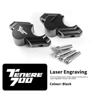 For Yamaha Tenere 700 XTZ Handlebar Riser Drag Handle Bar Clamp Extend Adapter - Picture 1 of 22