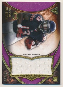 2015 Topps Triple Threads Rookie Jumbo Relics Purple #TTRJRKWH Kevin White/75