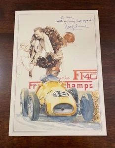 Ferrari FF40 Menü Francorchamps 740/92 1992 signed by Jacques Swaters Autogramm - Bild 1 von 5