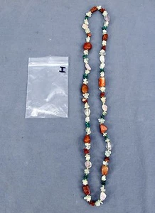 Handgefertigte natürliche Edelstein Chip Halskette 32" mehrfarbige Quart Lot-I - Bild 1 von 1