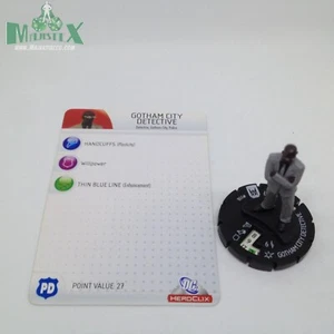 Heroclix Arkham Asylum set Gotham City Detective #006 Common figure w/card! - Picture 1 of 1