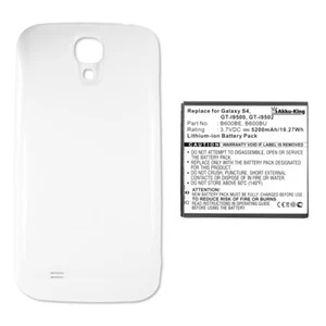 Akku-King Akku für Samsung Galaxy S4 LTE i9505 FAT Li-Ion ersetzt EB-B600BE Weiß - Bild 1 von 3