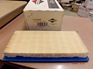 New Genuine Briggs & Stratton 710266 AIR FILTER FITS GENATORS OEM - Imagen 1 de 4