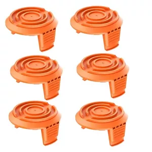 6-Pack Spool Cap WA0010 for WORX Trimmers – Durable Line Cover Replacement - Picture 1 of 8