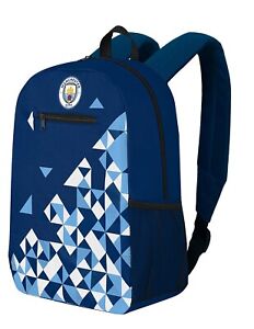 Manchester City Backpack, Licensed M. City School, Travel, or Work Bookbag EPL