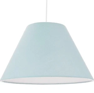 Traditional 12" Duck Egg Cotton Coolie Lampshade Suitable Table Lamp Or Pendant - Picture 1 of 6