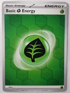 REVERSE HOLO Grass Energy SVE 001 NM/M - Tarjeta Pokémon Fábula Cubierta - Imagen 1 de 2