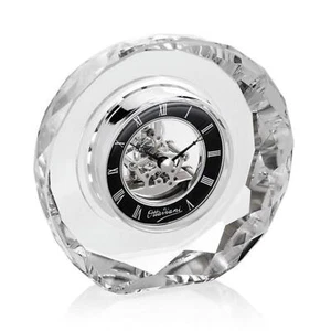 OROLOGIO DA TAVOLO OTTAVIANI 29796 IN CRISTALLO A FORMA TONDA - Imagen 1 de 2