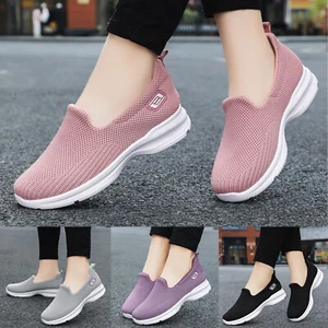 Women's Spring And Summer Fashion Mesh Perforated Breathable Casual Shoes A - Picture 1 of 36