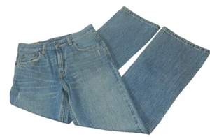 LEVI'S 527 Boy Youth Size 14R Medium Wash Bootcut Jeans Distressed - Picture 1 of 8