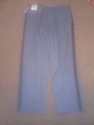 SPIEWAK MENS UNIFORM PANTS FRENCH BLUE/BLACK STRIPES SIZE REGULAR 42x44  - Image 1 of 4