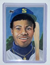2023 Topps Baseball Ken Griffey Jr Artist Original Sketch Card 1/1