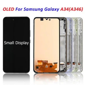 OLED For Samsung Galaxy A34 LCD Display Touch Screen Replacement±Frame Assembly - Picture 1 of 24