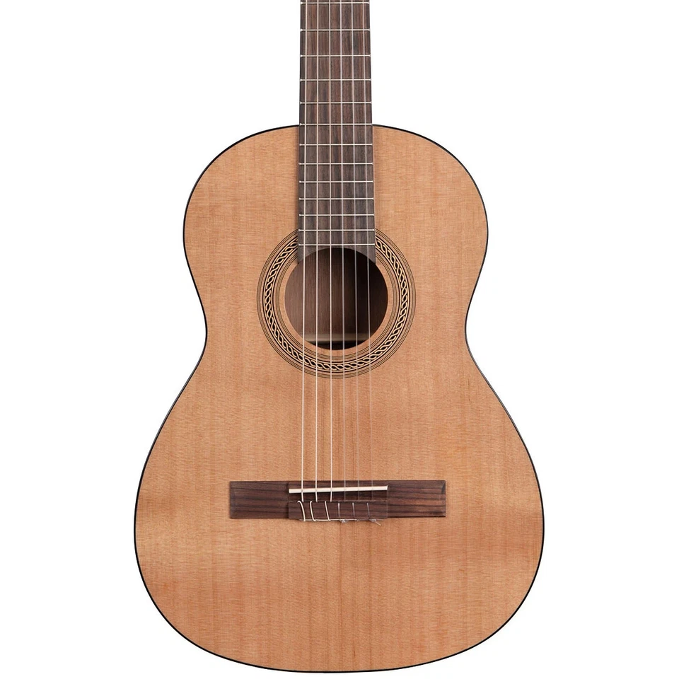 Kala Cedar Top 3/4 Size Classical Nylon String Student Guitar KA-GTR-NY23