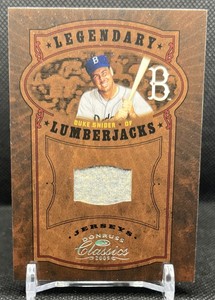 2005 Donruss Classics Duke Snider Legendary Lumberjacks GU Jersey /10