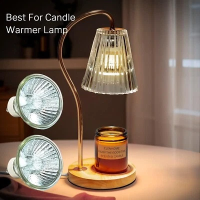 GU10 Bulb For Candle Warmer Lamp 2pcs Dimmable 2800K Warm White Light Bulbs 2pin - Image 1 of 4