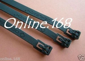 Fascette stringicavo nylon regolabili riutilizzabili rilasciabili varie misure e confezione mista B/N - Foto 1 di 4