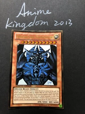 USA Seller Yugioh Obelisk The Tormentor GLD4-EN030 Gold Rare Limited Edition LP - Image 1 of 3