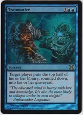 MTG Foil 1X Traumatize X1 (10th) Tenth Edition Magic - MP