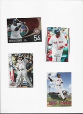 David Ortiz Boston Red Sox lot of 4 Baseball Cards Lot M