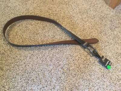 Soversa Van Heusen nueva. Sintetizado marrón/negro. Cinturón de vestir de cuero para hombre. Talla 38 #6 Foto 1 de 3