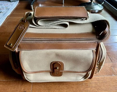 NEW Rare Ghurka Marley Hodgson No 57 “Rangefinder” Khaki Twill Camera Bag - Image 1 of 4