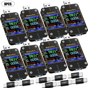 USB Typ C Voltmeter Strommesser Multimeter Spannung Digital Tester Detektor - Bild 1 von 14