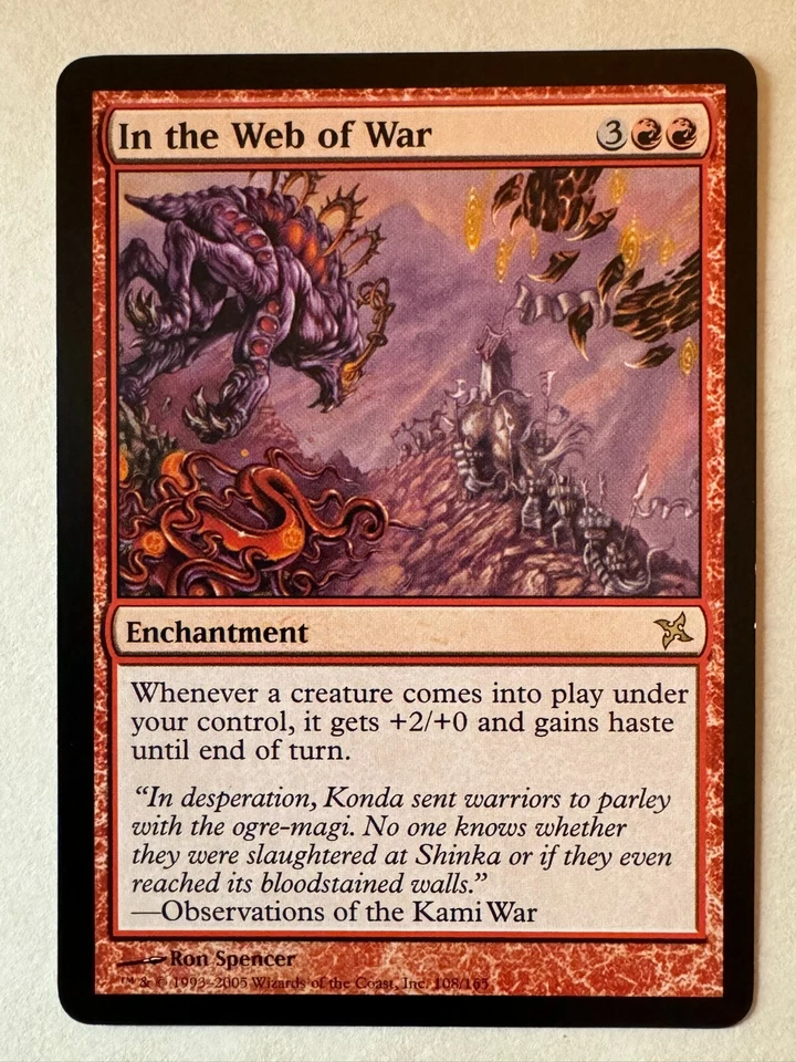 In the Web of War 108 Betrayers of Kamigawa MTG NM NP - Image 1 of 1