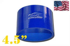 4PLY Silicone Straight Coupler Turbo Hose Coupling 114mm 4.5" 4 1/2" Blue - Foto 1 di 4
