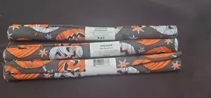 3 Pumpkin & Stars Halloween Fat Quarter Bundle Precut 100% Cotton Fabric - Picture 1 of 4