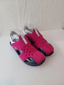 Nike Mädchen Sandalen Größe 3Y Rosa/Weiß 943826-604 - Bild 1 von 8