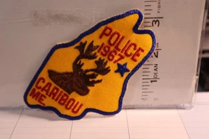 police patch    CARIBOU POLICE MAINE 1967 - Picture 1 of 1