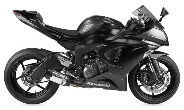 Two Brothers S1R Black Full Exhaust System Alu fits Kawasaki ZX-6R 2009-2015 Foto 1 de 1