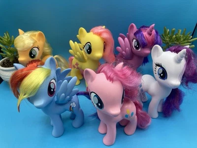 My Little Pony G4 Fashion Style 6” melena cepillable 6 figuras Magic of Everypony Foto 1 de 4