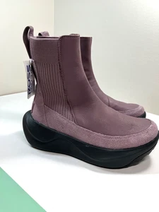 Stivali da neve invernali nuovi The North Face maglia a mezza coscia grigio fulvo malva donna 7 - Foto 1 di 10