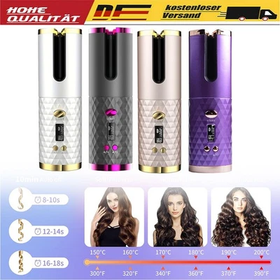 Lockenstab Automatischer Mini Lockenstab Keramischer Lockenstab usb aufladbarer - Bild 1 von 4