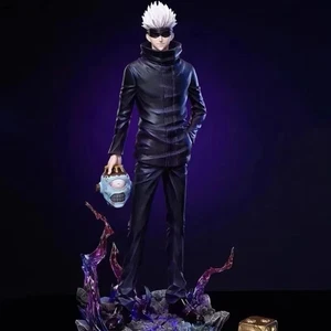 33cm Jujutsu Kaisen Satoru Gojo 2 Heads Anime Action Figure PVC Model Gift NEW - Picture 1 of 7