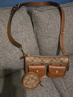 Bolso Bandolera Coach Penny Marrón, Usado Nunca Usado Excelente Estado Foto 1 de 2