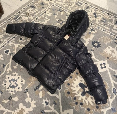 Chaqueta de plumón para hombre Moncler Ecrins Giubbotto azul marino talla 4 Foto 1 de 4